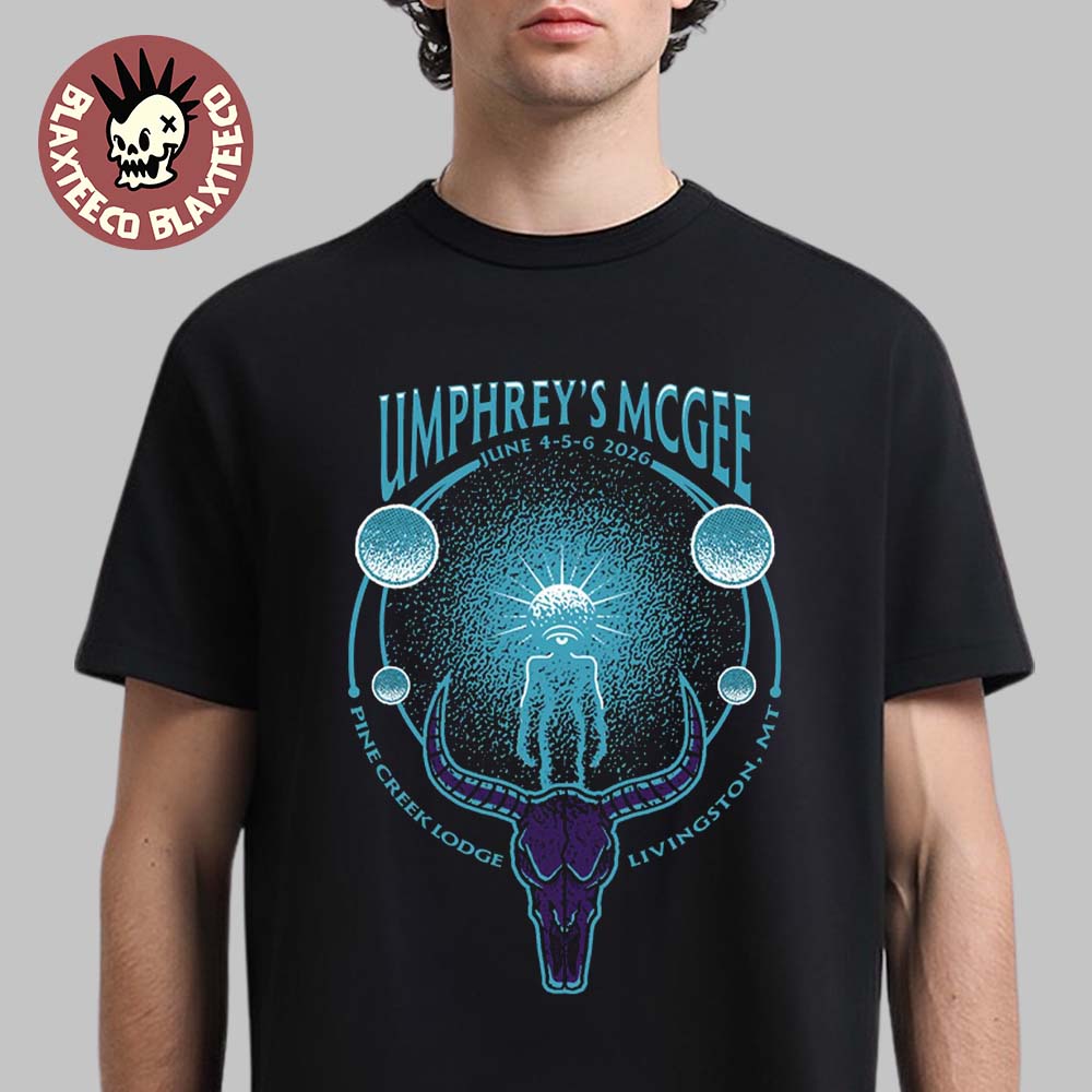 Umphreys McGee Pine Creek Lodge 2026 Special Tee In Livingston Montana On June 4 5 6 2026 T-Shirt - T-Shirt, Sweatshirt, Hoodie