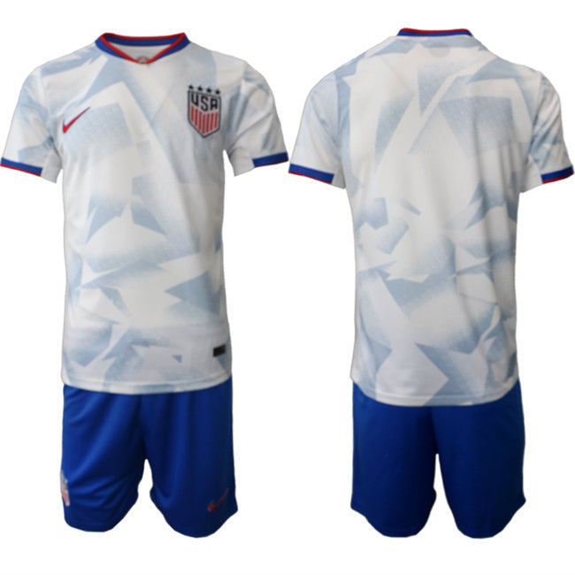 United States Custom White 2026 World Cup Home Soccer Jersey Suit sports jersey product view 1