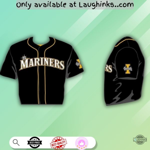 University Of Idaho Mariners Baseball Jersey Shirt 2025 Giveaway 3 August baseball jersey product view 1