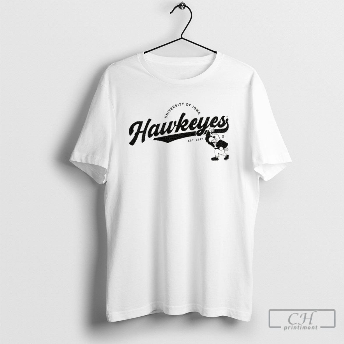 University Of Iowa Hawkeye Script Logo Heavyweight Shirt Tee Unisex T-shirt, Sweatshirt, Hoodie, Long Sleeve Tee - T-Shirt, Sweatshirt, Hoodie