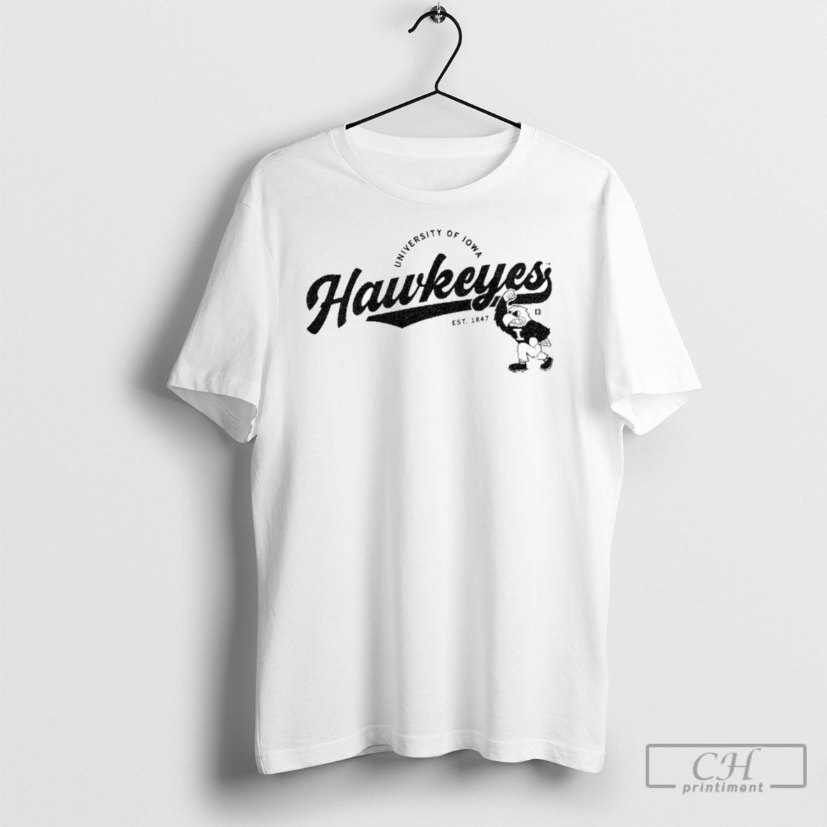 University Of Iowa Hawkeyes Script Logo Shirt Tee Unisex T-shirt, Sweatshirt, Hoodie, Long Sleeve Tee - T-Shirt, Sweatshirt, Hoodie