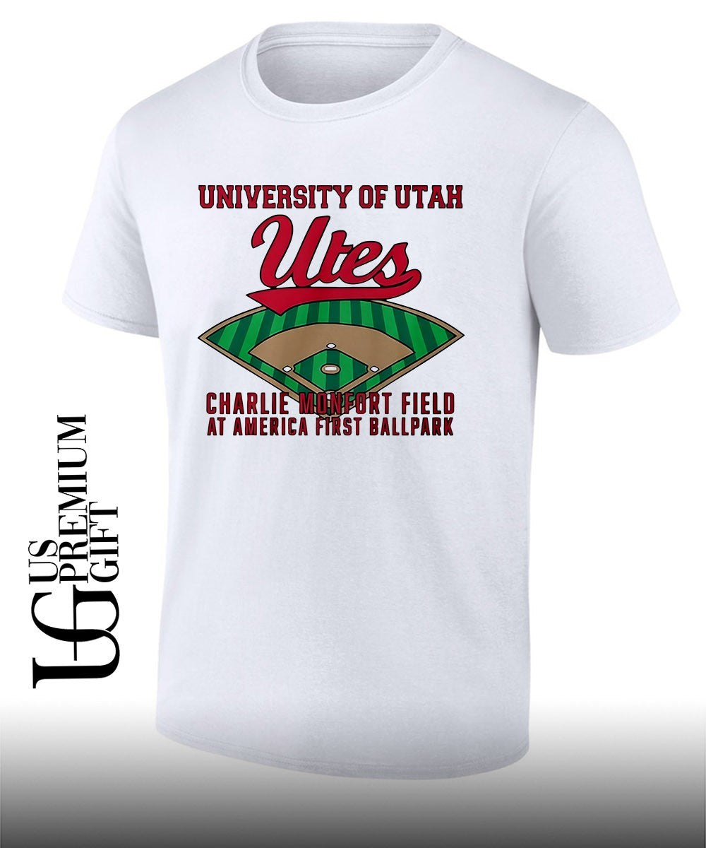 University Of Utah Utes Charlie Monfort Field at America First Ballpark shirt Unisex T-shirt, Sweatshirt, Hoodie, Long Sleeve Tee - T-Shirt, Sweatshirt, Hoodie