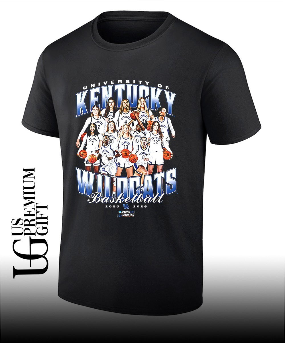 University of Kentucky Wildcats womens basketball NCAA March Madness 2026 shirt Unisex T-shirt, Sweatshirt, Hoodie, Long Sleeve Tee - T-Shirt, Sweatshirt, Hoodie