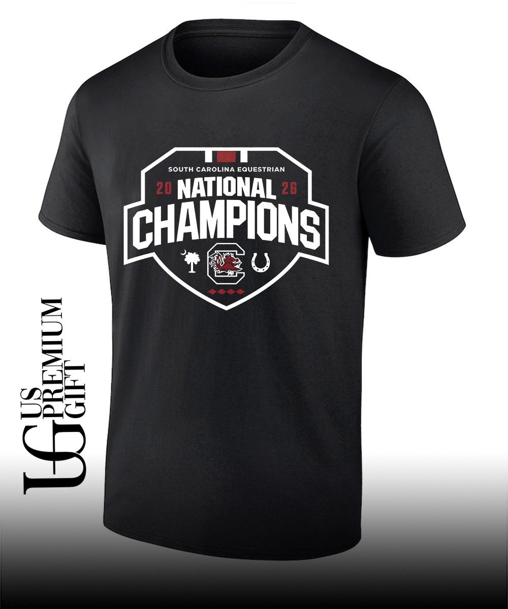 University of South Carolina Equestrian National Champions 2025-2026 shirt Unisex T-shirt, Sweatshirt, Hoodie, Long Sleeve Tee - T-Shirt, Sweatshirt, Hoodie