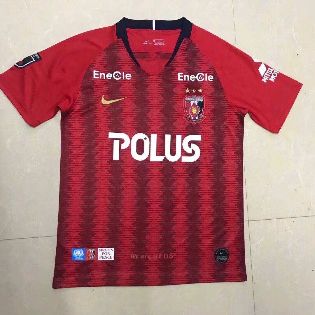 Urawa Red Diamonds home red soccer jersey 19-20 season sports jersey product view 1