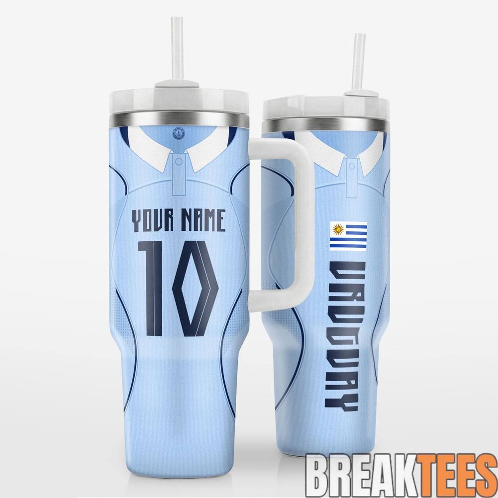 Uruguay Jersey Design WC26 Custom Tumbler sports jersey product view 1