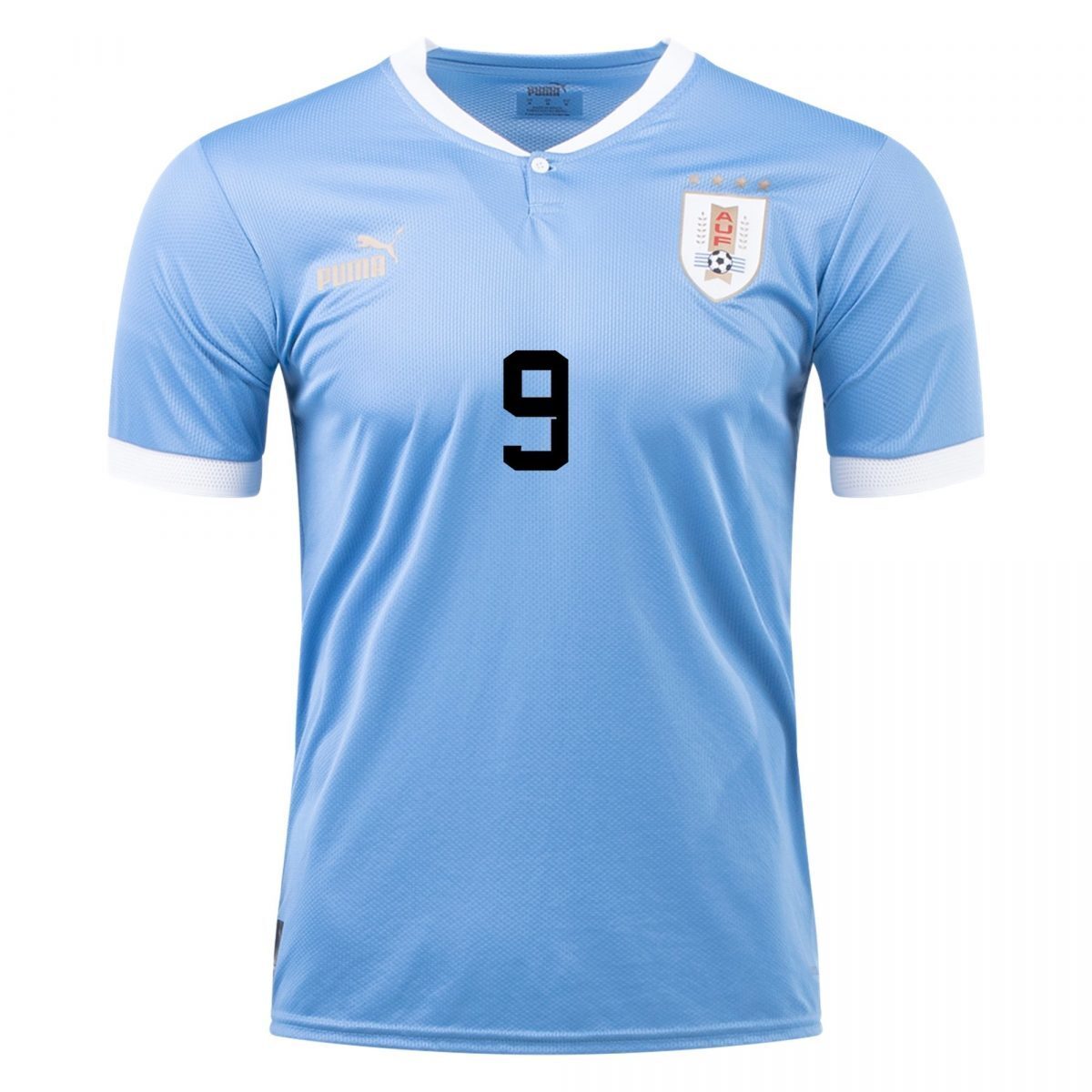 Uruguay 9 Luis Suárez Home Style 2 Soccer Jersey sports jersey product view 1