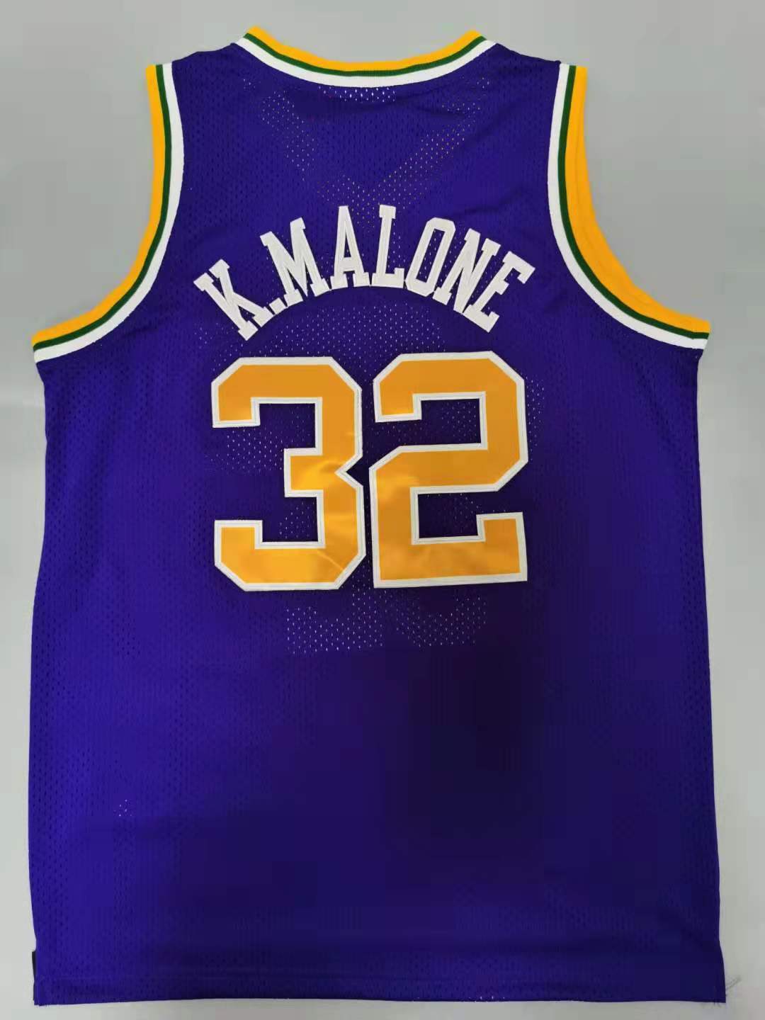 Utah Jazz #32 Karl Malone Jazz 32# Retro - Purple Style 1 Basketball Jersey basketball jersey product view 1