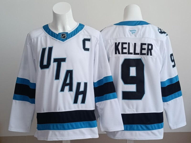 Utah Mammoth #9 Clayton Keller Style 3 Hockey Jersey hockey jersey product view 1