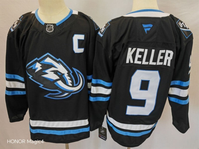 Utah Mammoth #9 Clayton Keller Utah Mammoth Style 1 Hockey Jersey hockey jersey product view 1