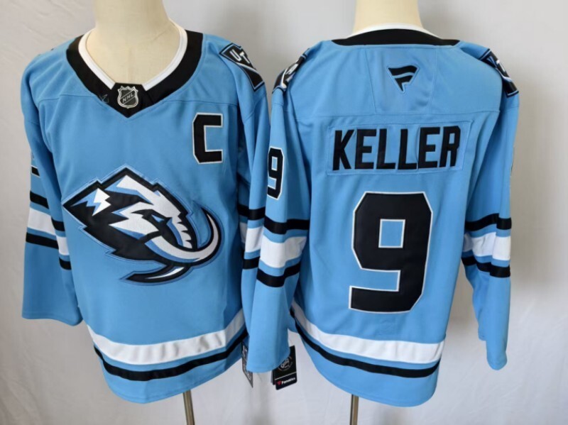 Utah Mammoth #9 Clayton Keller Utah Mammoth Style 2 Hockey Jersey hockey jersey product view 1