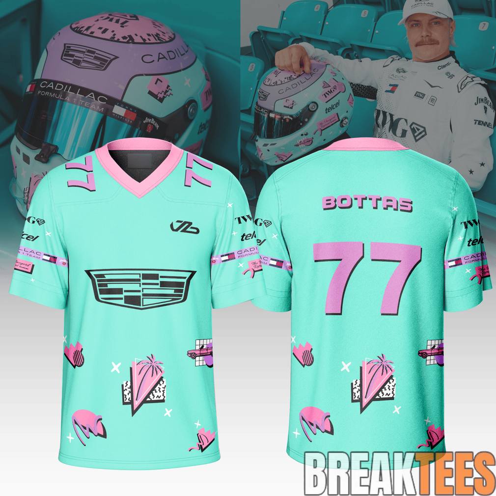Valtteri Bottas Miami GP 2026 Football Jersey Unisex T-shirt, Sweatshirt, Hoodie, Long Sleeve Tee - T-Shirt, Sweatshirt, Hoodie