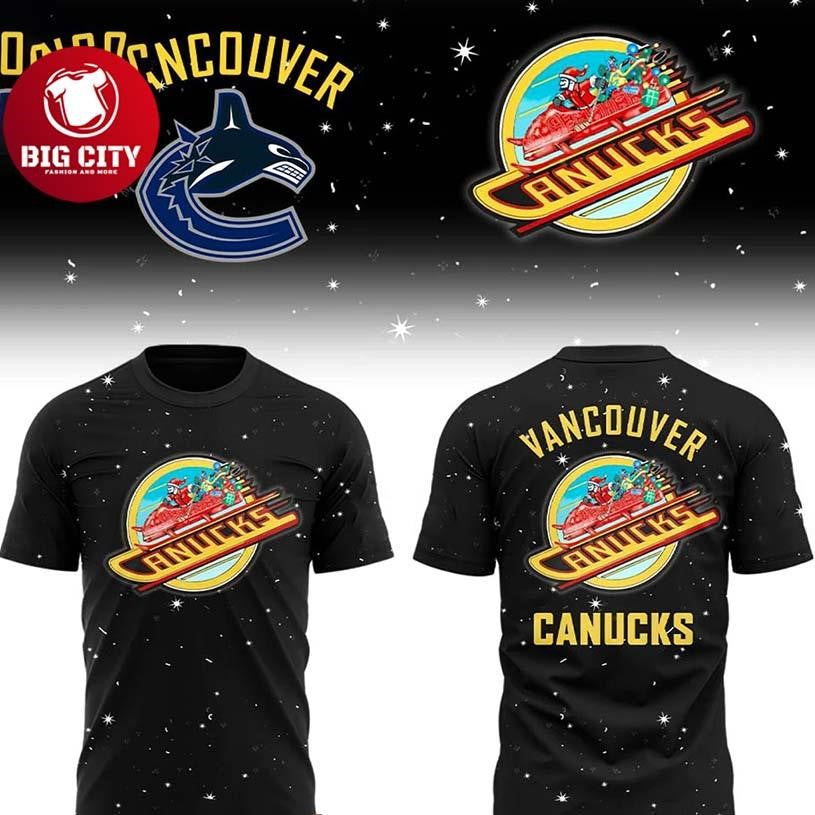 Vancouver Canucks Christmas Game Two Sided Shirt Unisex T-shirt, Sweatshirt, Hoodie, Long Sleeve Tee - T-Shirt, Sweatshirt, Hoodie
