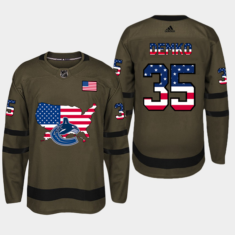 Vancouver Canucks Style 4 Hockey Jersey hockey jersey product view 1