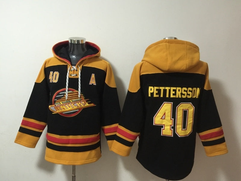Vancouver Canucks #40 Elias Pettersson Hockey Jersey hockey jersey product view 1