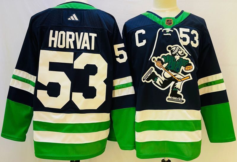 Vancouver Canucks #53 Bo Horvat Hockey Jersey hockey jersey product view 1