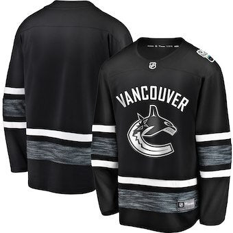 Vancouver Canucks blank black Hockey Jersey hockey jersey product view 1