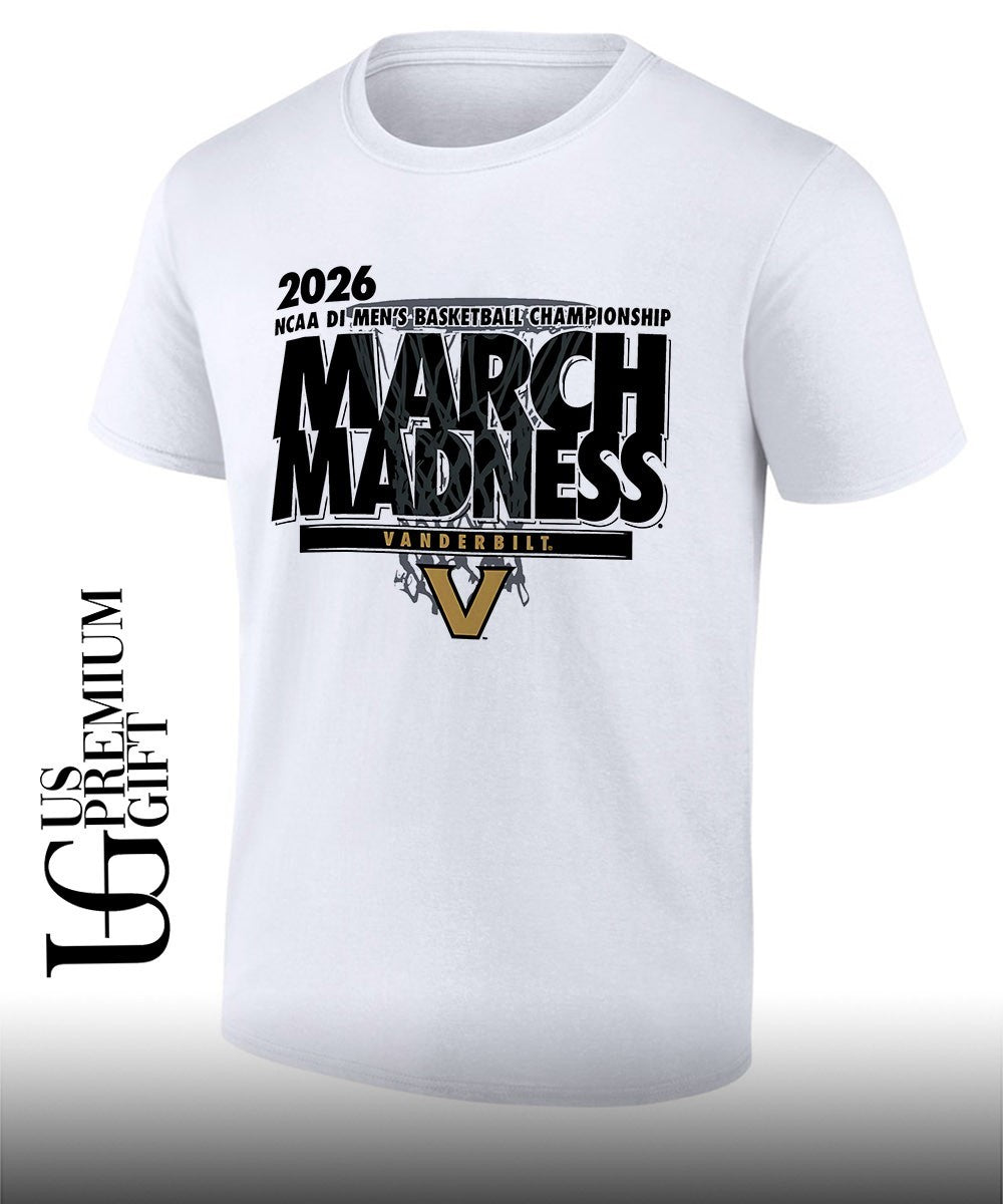 Vanderbilt Commodores March Madness NCAA D1 Mens basketball Championship 2026 shirt Unisex T-shirt, Sweatshirt, Hoodie, Long Sleeve Tee - T-Shirt, Sweatshirt, Hoodie