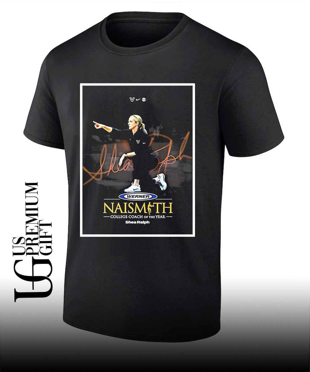 Vanderbilt Wbb Werner Ladder 2026 Naismith College Coach Of The Year Shea Ralph signature shirt - T-Shirt, Sweatshirt, Hoodie