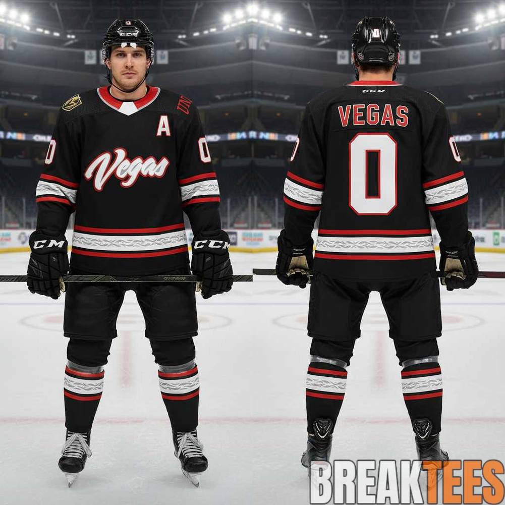 Vegas Golden Knights UNLV Donate Life 2026 Hockey Jersey hockey jersey product view 2