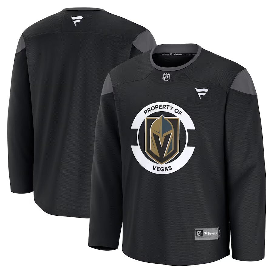 Vegas Golden Knights Fanatics Team Practice Jersey - Black Hockey Jersey hockey jersey product view 1