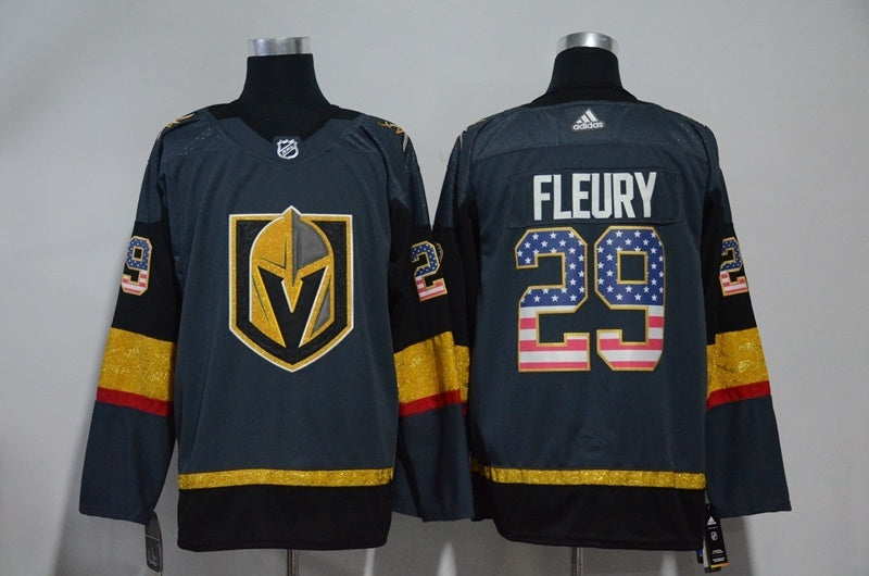 Vegas Golden Knights #29 Marc-Andre Fleury Hockey Jersey hockey jersey product view 1
