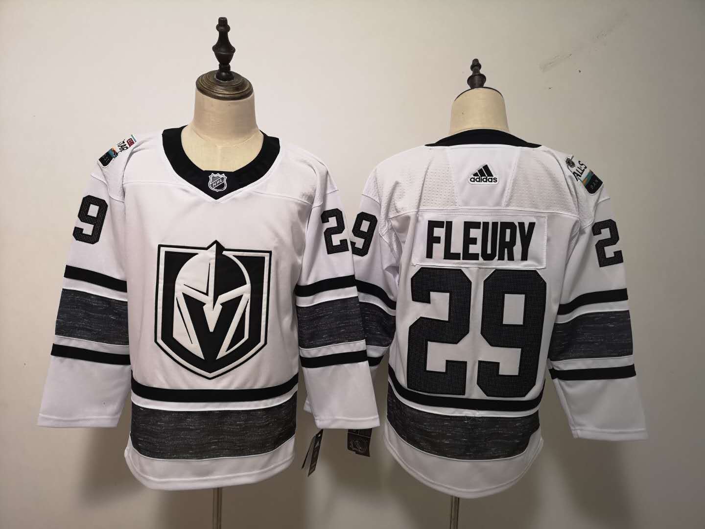 Vegas Golden Knights #29 Marc-Andre Fleury Style 1 Hockey Jersey hockey jersey product view 1