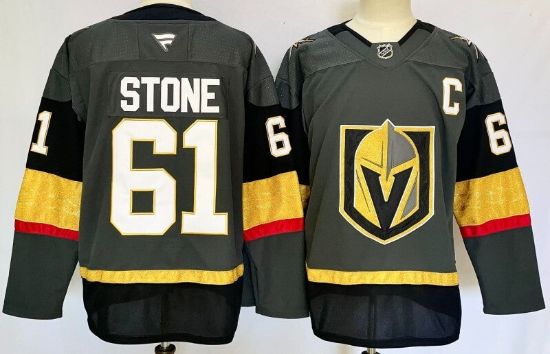 Vegas Golden Knights #61 Mark Stone Hockey Jersey hockey jersey product view 1