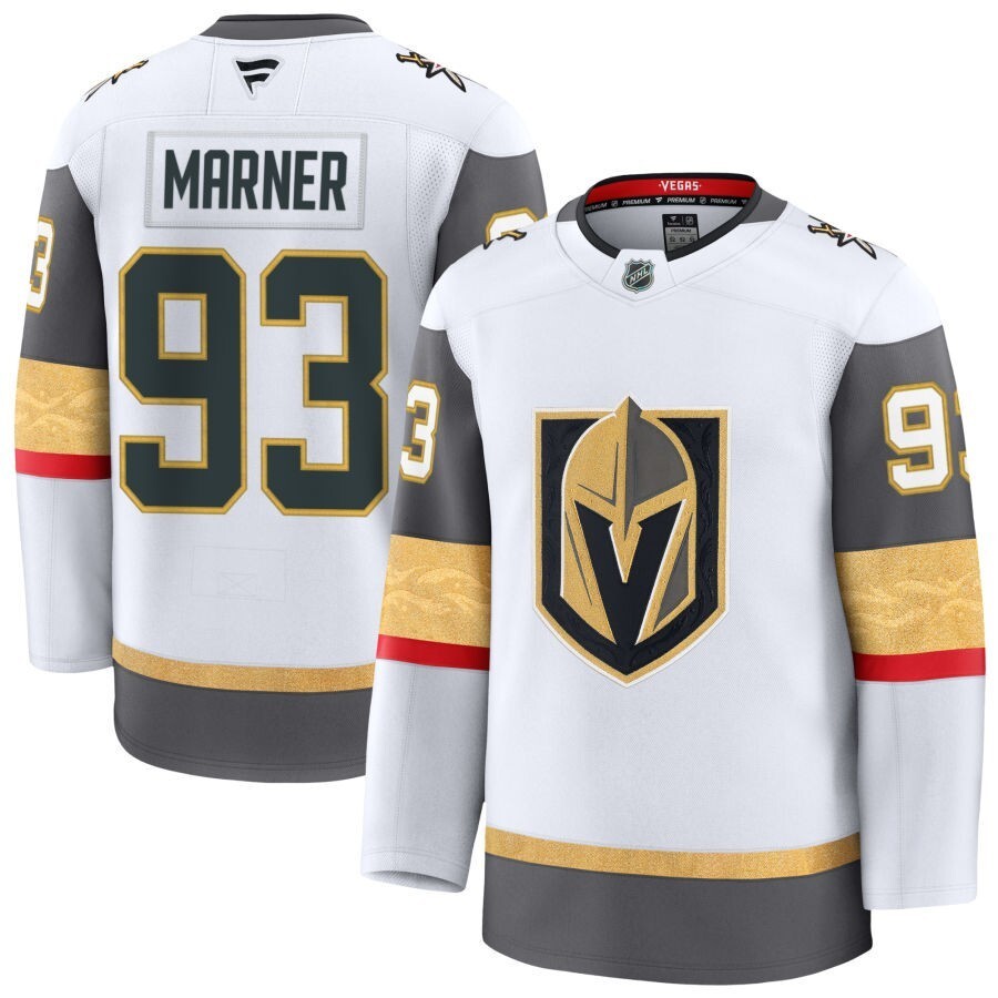 Vegas Golden Knights #93 Mitch Marner Style 2 Hockey Jersey hockey jersey product view 1
