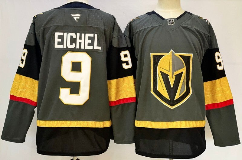 Vegas Golden Knights #9 Jack Eichel Hockey Jersey hockey jersey product view 1