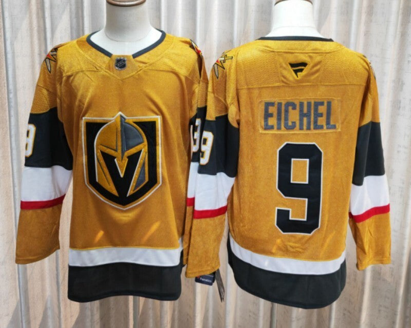 Vegas Golden Knights #9 Jack Eichel Cavaliers Style 1 Hockey Jersey hockey jersey product view 1