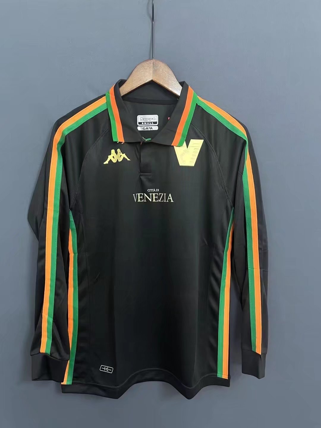 Venezia F.C. 2223 Black Long Sleeve Style 2 Soccer Jersey sports jersey product view 1