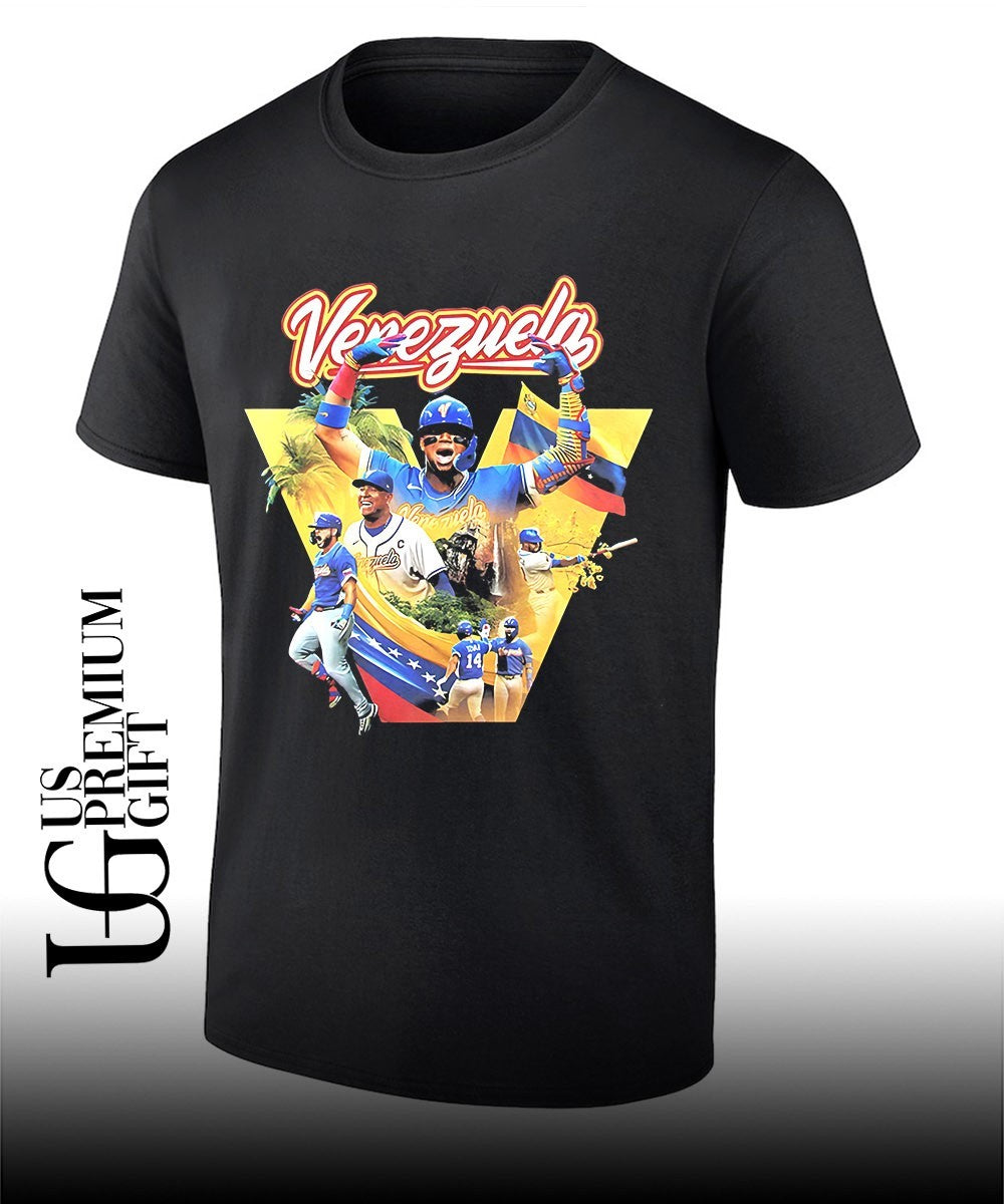 Venezuela Baseball Legends Champions World Baseball Classic 2026 moments Collection shirt Unisex T-shirt, Sweatshirt, Hoodie, Long Sleeve Tee - T-Shirt, Sweatshirt, Hoodie