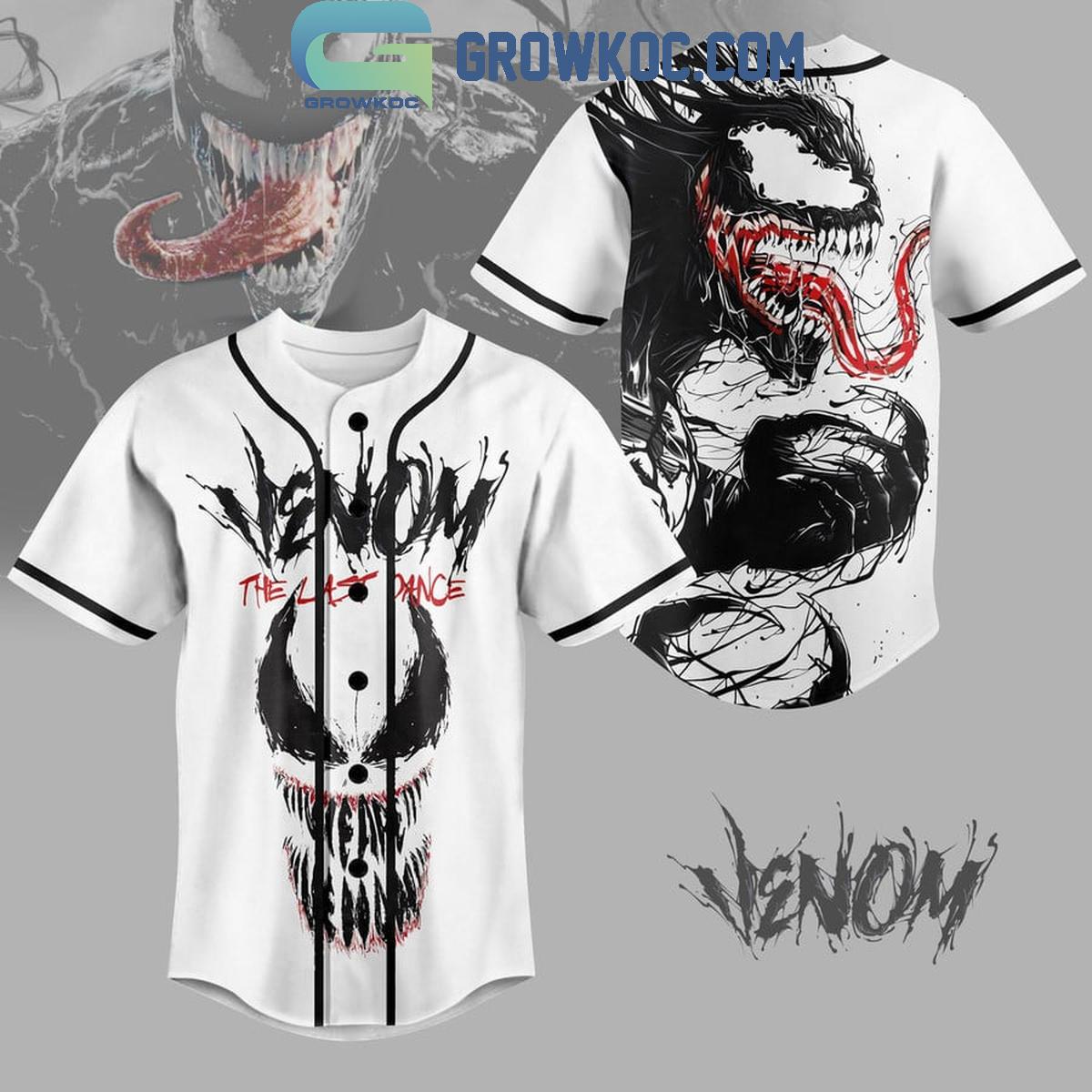 Venom The Last Dance We Are Venom Personalized Baseball Jersey baseball jersey product view 1