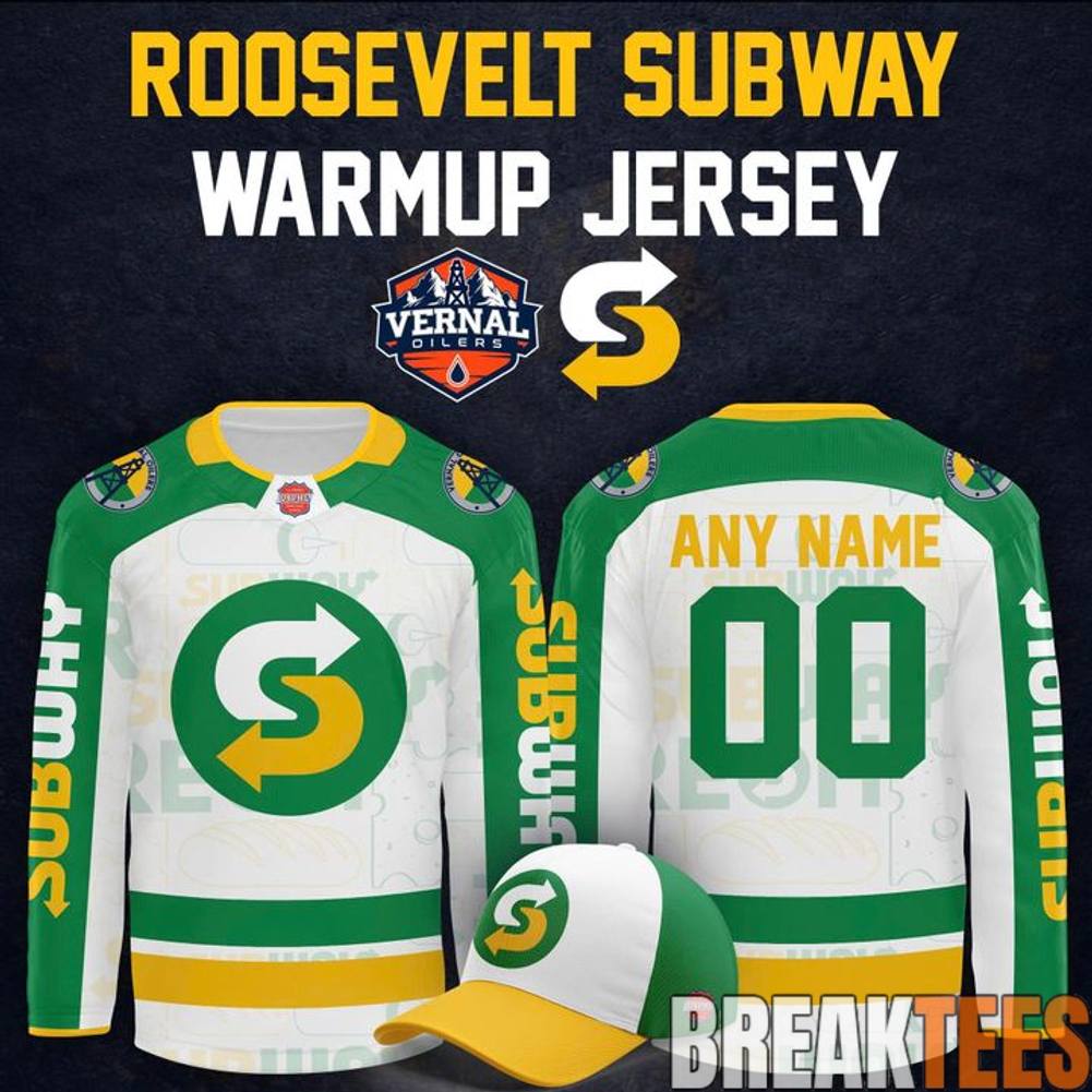Vernal Oilers 2026 Roosevelt Subway Hockey Jersey Unisex T-shirt, Sweatshirt, Hoodie, Long Sleeve Tee - T-Shirt, Sweatshirt, Hoodie