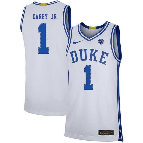 Vernon Carey Jr.1 White College Football Jersey football jersey product view 1