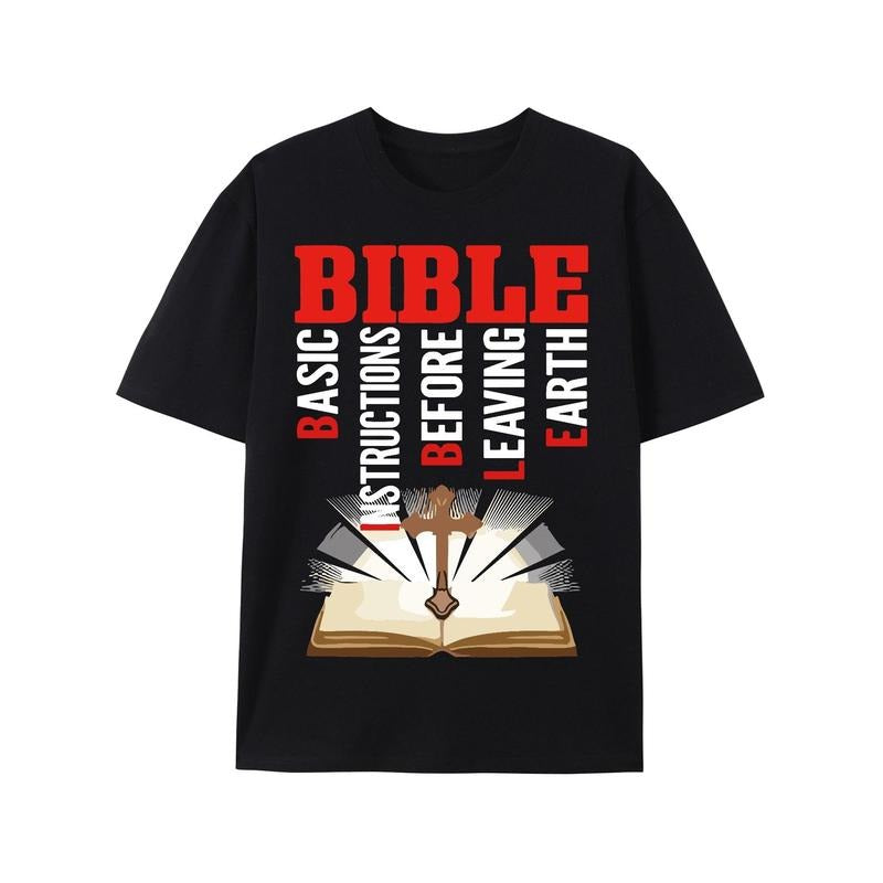 Vibrant Bible Cross Print Soft Breathable Casual - Adult & Kids T-Shirts, Sweatshirts & Hoodies apparel design preview 1