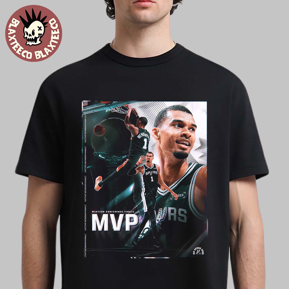 Victor Wembanyama San Antonio Spurs 2026 NBA Western Conference Finals MVP T-Shirt Unisex T-shirt, Sweatshirt, Hoodie, Long Sleeve Tee - T-Shirt, Sweatshirt, Hoodie