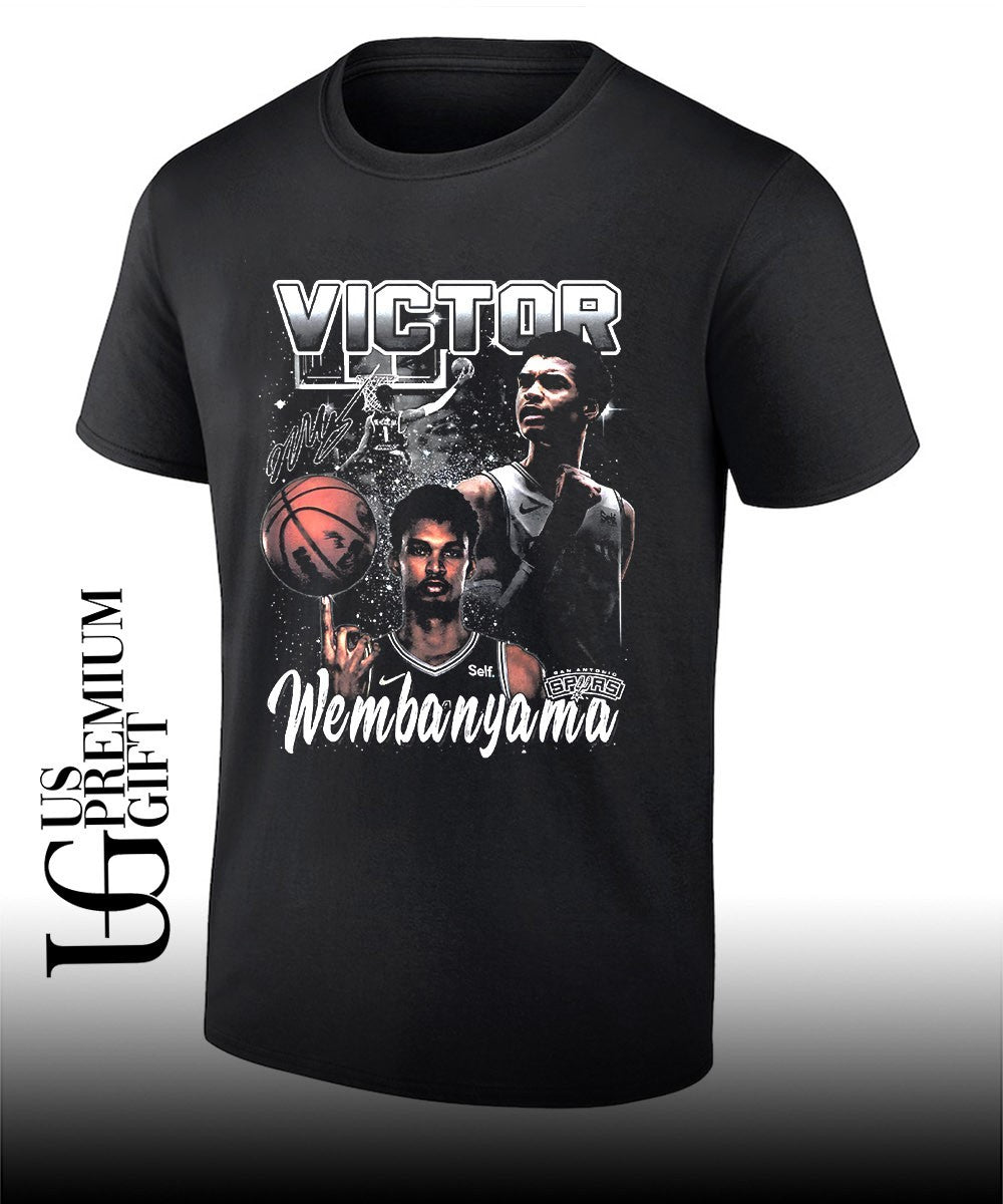 Victor Wembanyama San Antonio Spurs NBA 2026 graphic shirt Unisex T-shirt, Sweatshirt, Hoodie, Long Sleeve Tee - T-Shirt, Sweatshirt, Hoodie