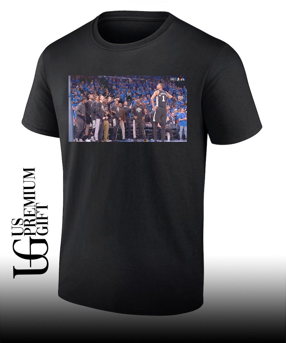 Victor Wembanyama and teammates 2026 WCF Game 1 shirt Unisex T-shirt, Sweatshirt, Hoodie, Long Sleeve Tee - T-Shirt, Sweatshirt, Hoodie