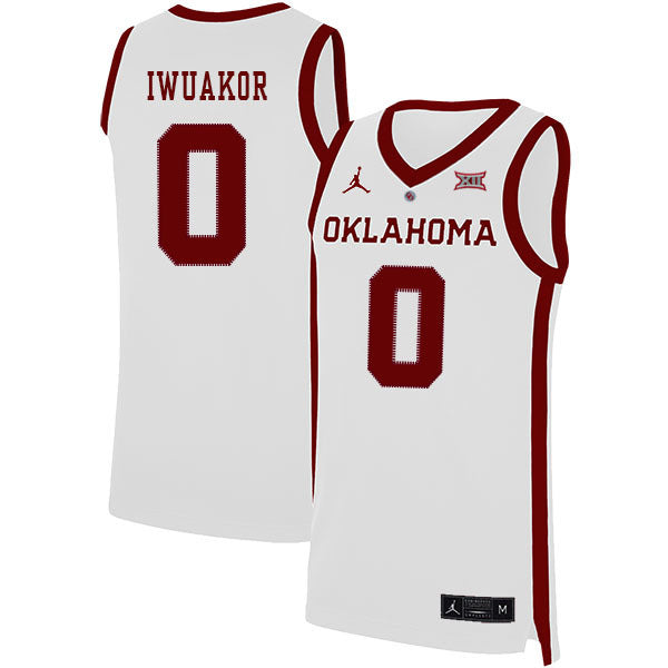 Victor Iwuakor 0 White College Football Jersey football jersey product view 1