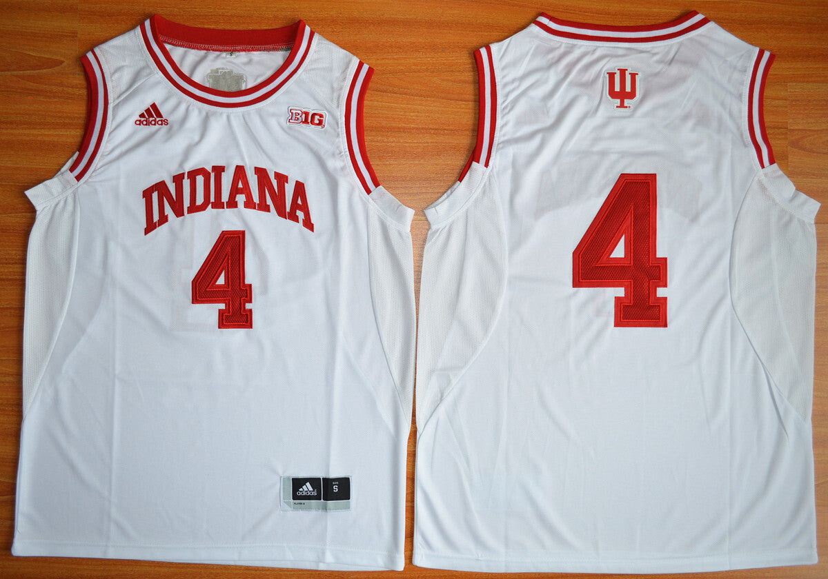 Victor Oladipo 4 white_1 College Football Jersey football jersey product view 1
