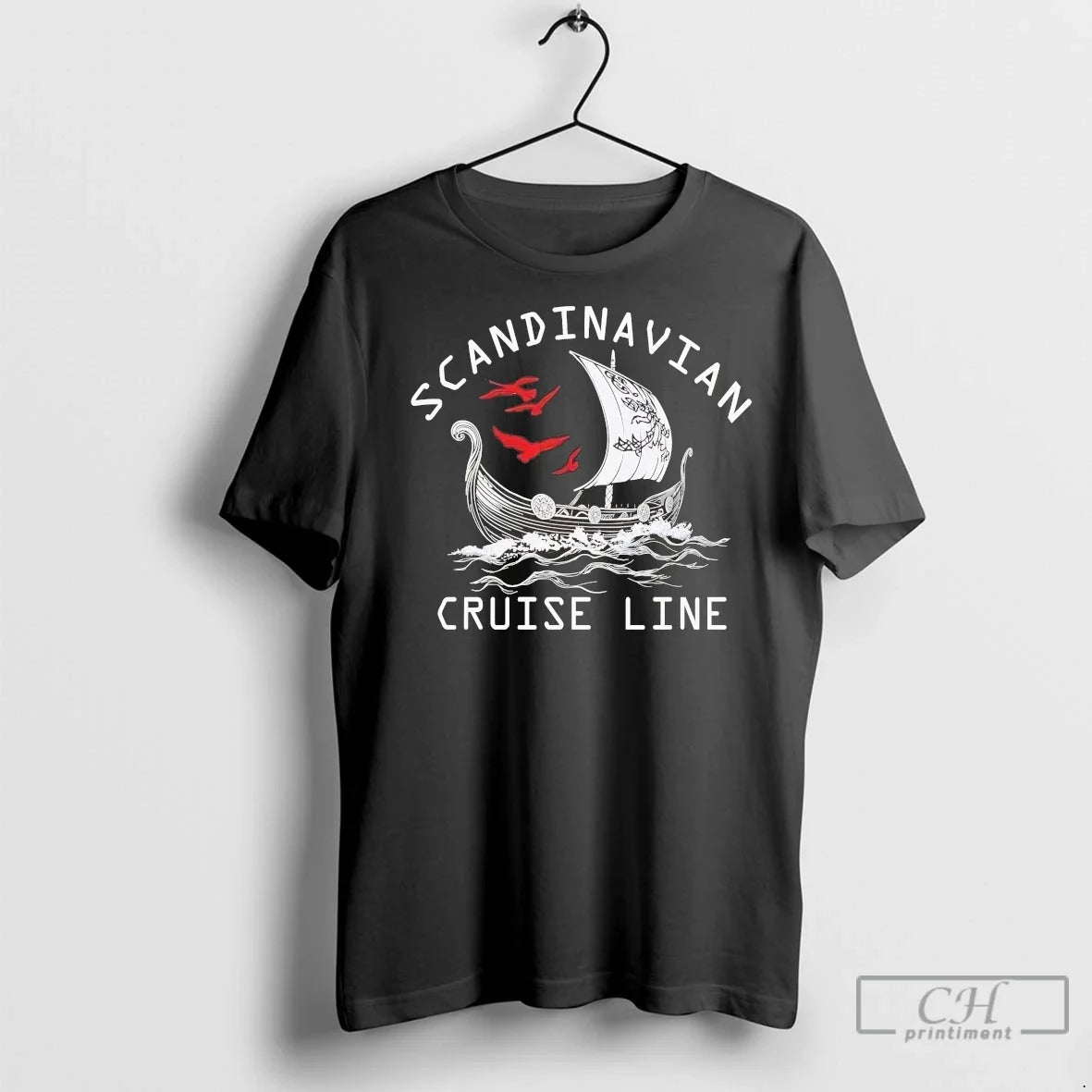 Viking Scandinavian Cruise Line T Shirts Unisex T-shirt, Sweatshirt, Hoodie, Long Sleeve Tee - T-Shirt, Sweatshirt, Hoodie