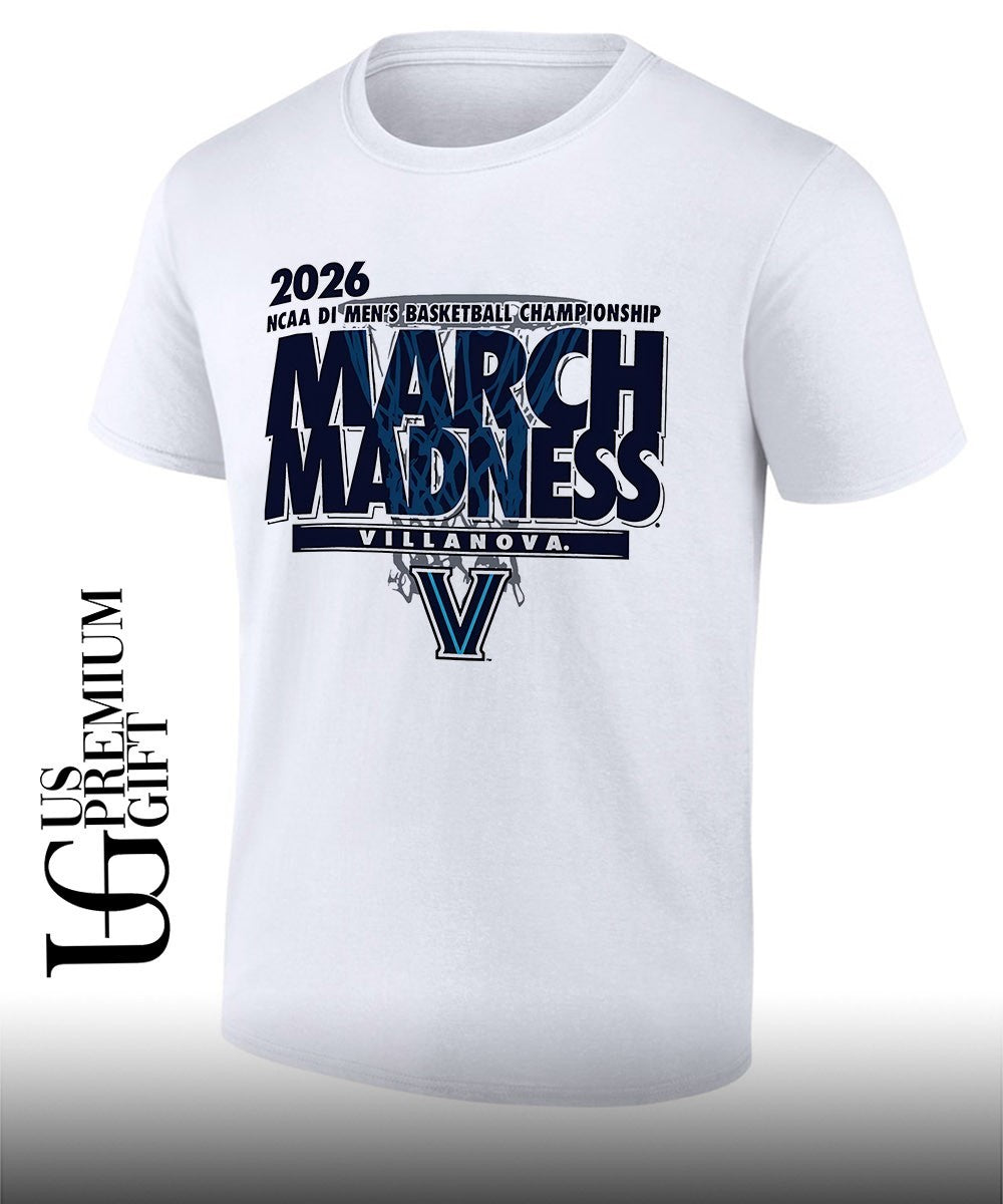 Villanova Wildcats March Madness NCAA D1 Mens basketball Championship 2026 shirt Unisex T-shirt, Sweatshirt, Hoodie, Long Sleeve Tee - T-Shirt, Sweatshirt, Hoodie