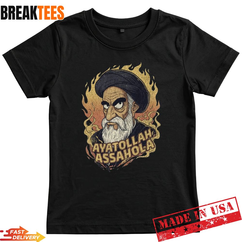 Vintage Ayatollah Assaholla Simpsons T-Shirt Unisex T-shirt, Sweatshirt, Hoodie, Long Sleeve Tee - T-Shirt, Sweatshirt, Hoodie