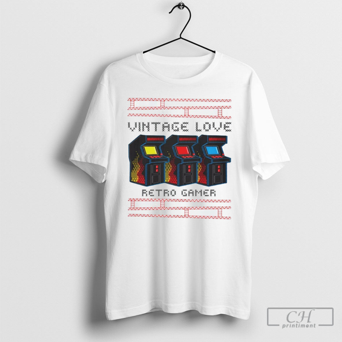 Vintage Love Retro Gamer Shirts Unisex T-shirt, Sweatshirt, Hoodie, Long Sleeve Tee - T-Shirt, Sweatshirt, Hoodie