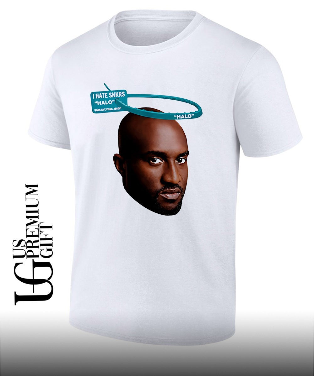Virgil Abloh I hate Halo big face shirt Unisex T-shirt, Sweatshirt, Hoodie, Long Sleeve Tee - T-Shirt, Sweatshirt, Hoodie