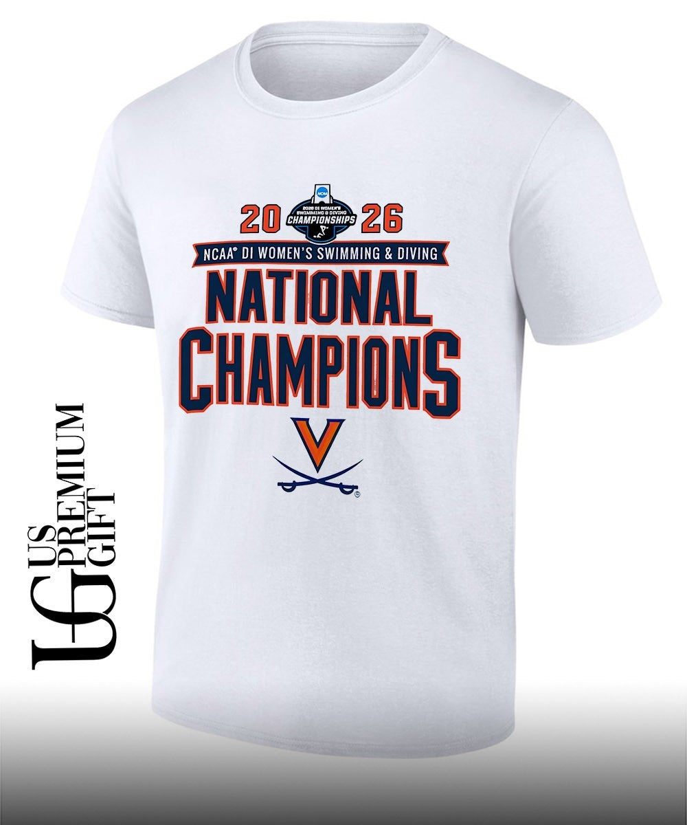 Virginia Cavaliers 2026 NCAA Womens Swimming & Diving National Champions shirt Unisex T-shirt, Sweatshirt, Hoodie, Long Sleeve Tee - T-Shirt, Sweatshirt, Hoodie