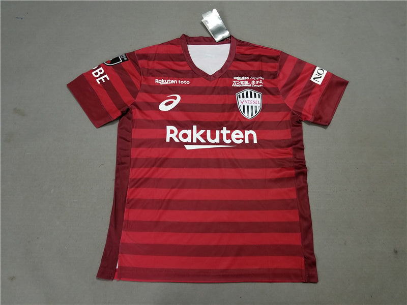 Vissel Kobe home red 19-20 season soccer jersey basketball jersey product view 1