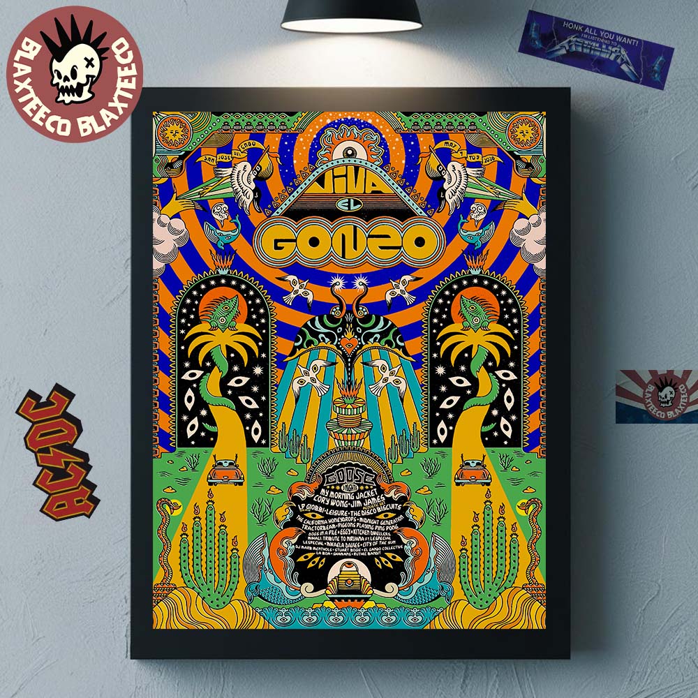 Viva El Gonzo 2026 Festival Lineup Poster At San Jose Del Cabo Mexico From May 7 To 9 2026 Home Decor Poster Canvas - T-Shirt, Sweatshirt, Hoodie